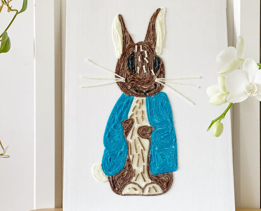 ‘Yarn painting’ + 10 mess-free art supplies