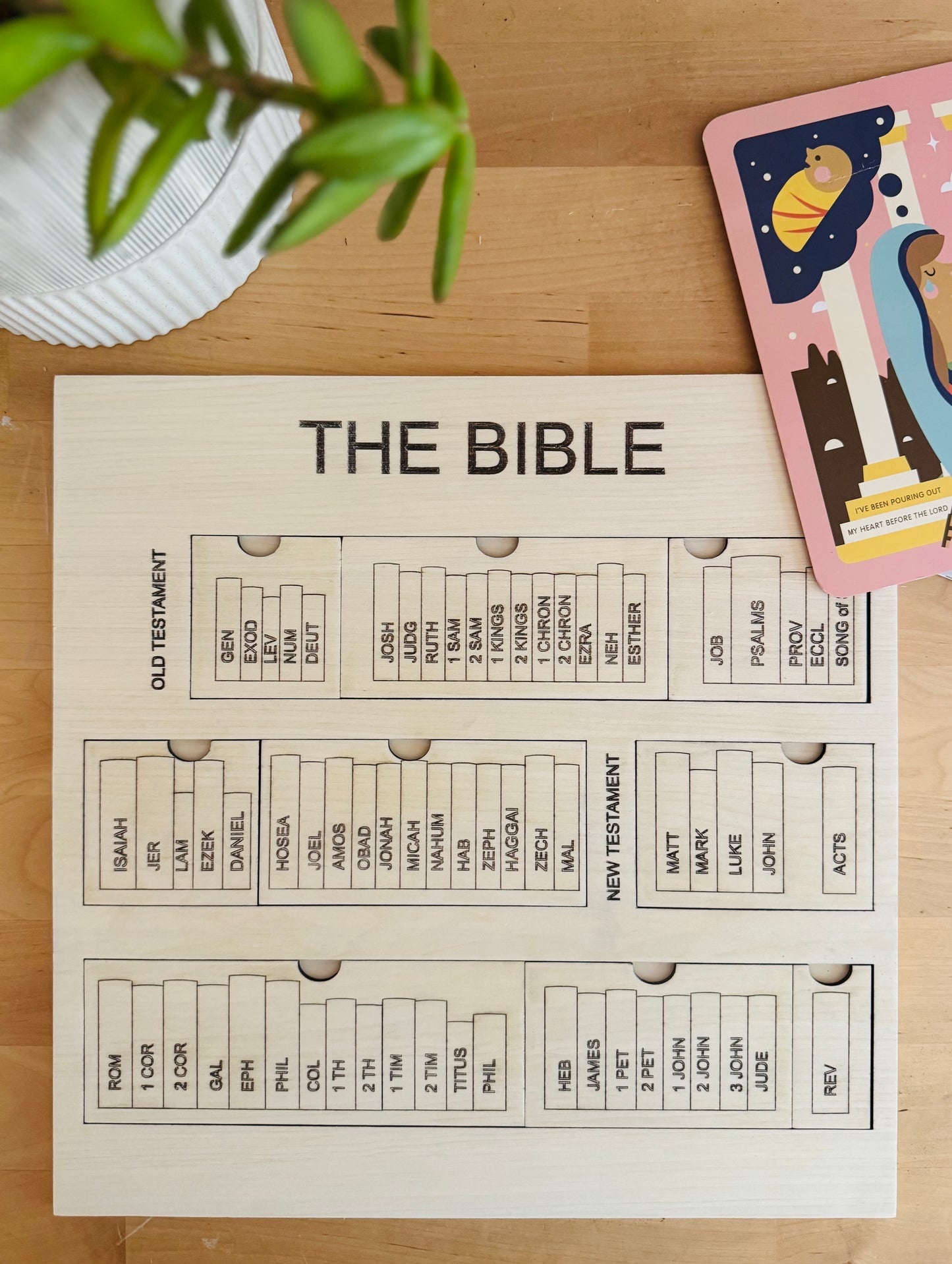 Lasercut Bible puzzle