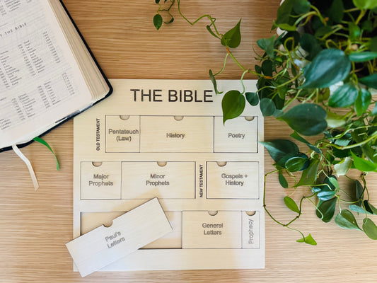 Lasercut Bible puzzle