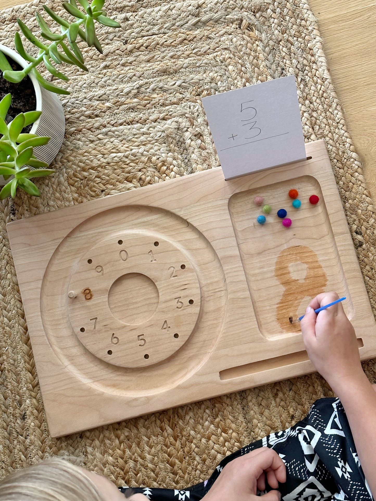Double Sided Math Learning Board with kit