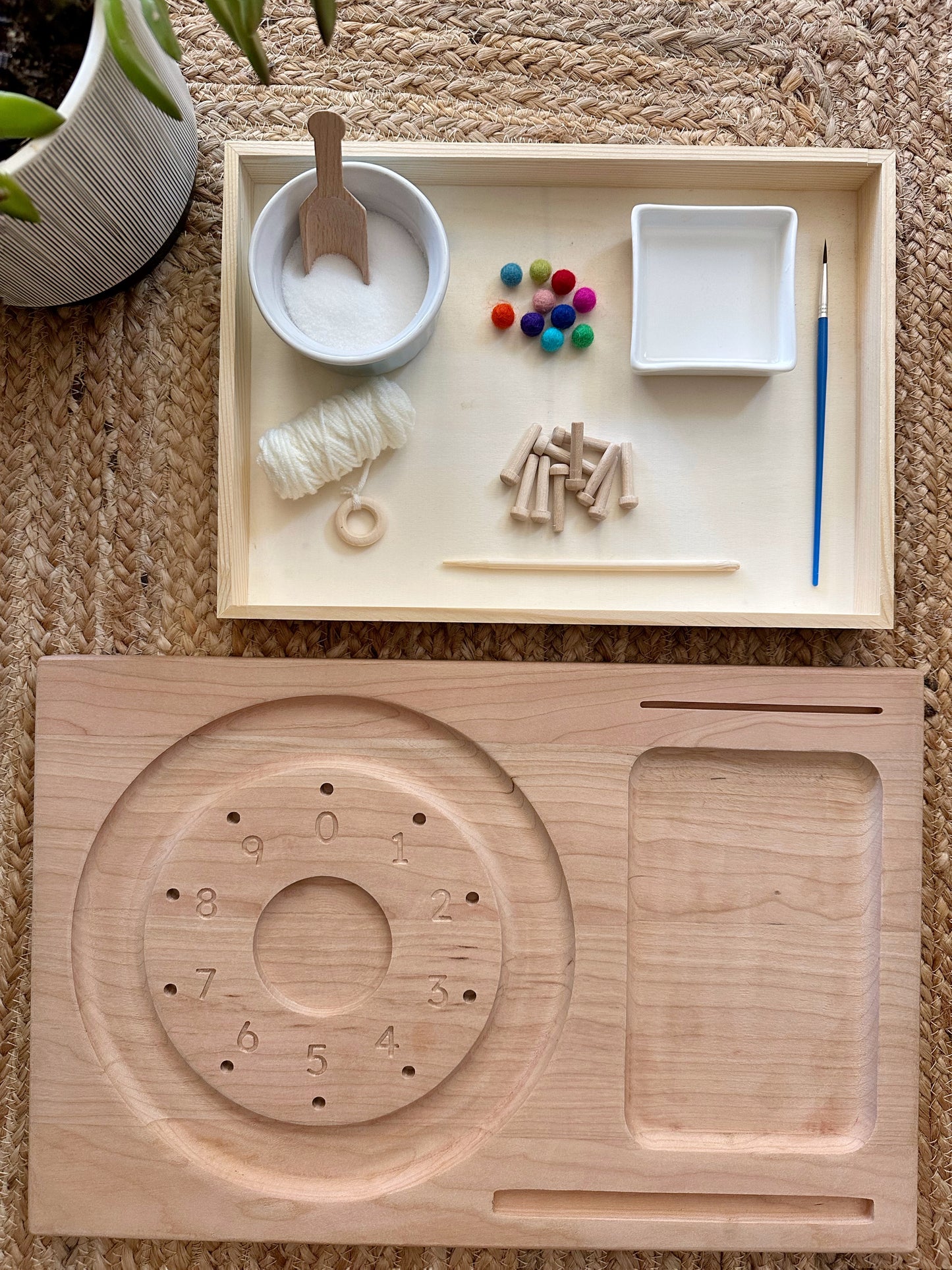Double Sided Math Learning Board with kit