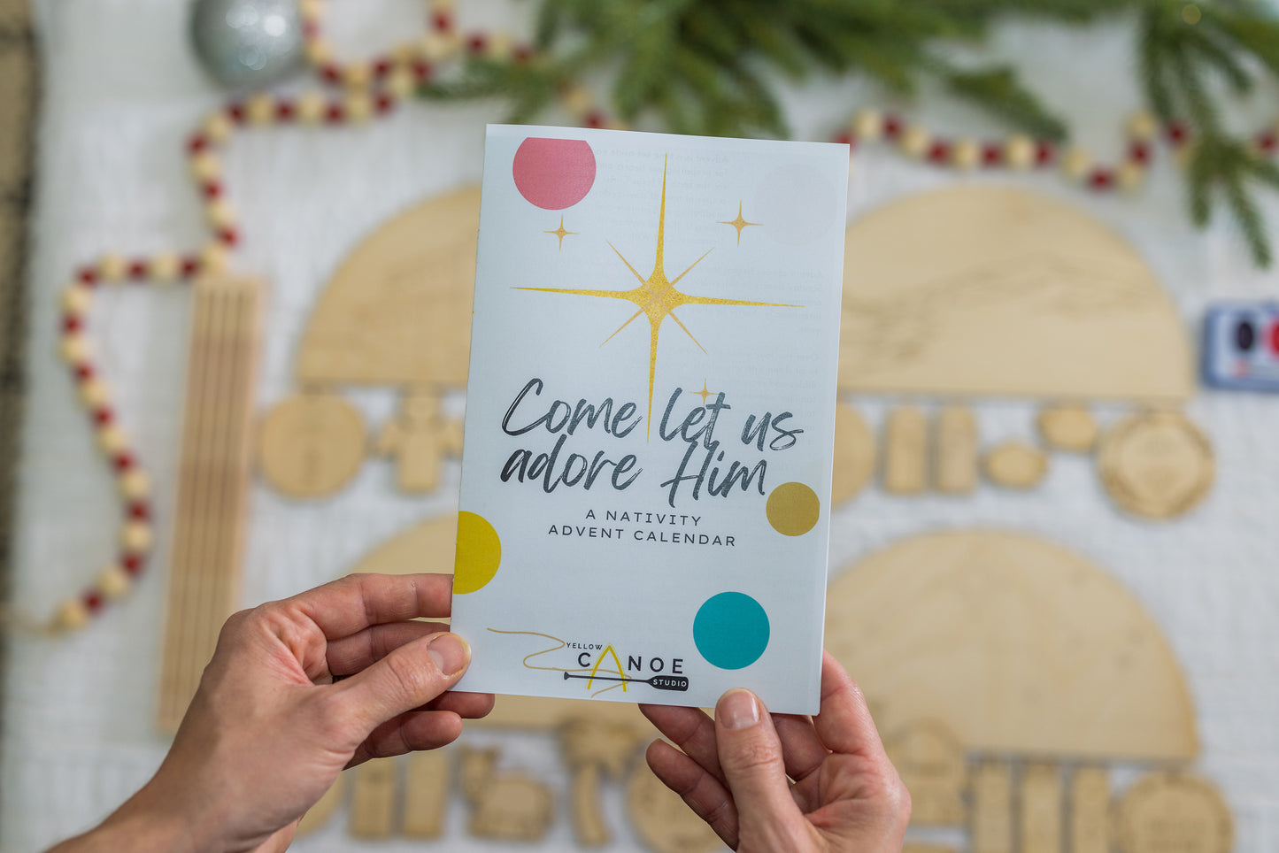 PRE-ORDER Come Let Us Adore Him: A Nativity Advent Calendar kit