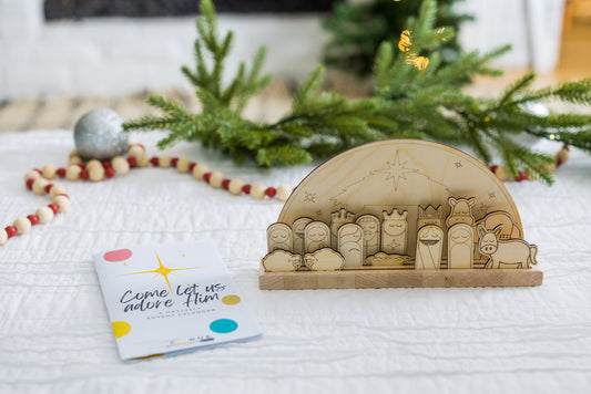 PRE-ORDER Come Let Us Adore Him: A Nativity Advent Calendar kit
