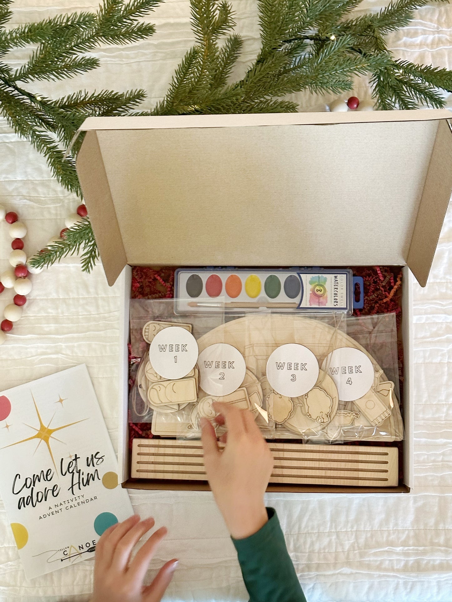 PRE-ORDER Come Let Us Adore Him: A Nativity Advent Calendar kit
