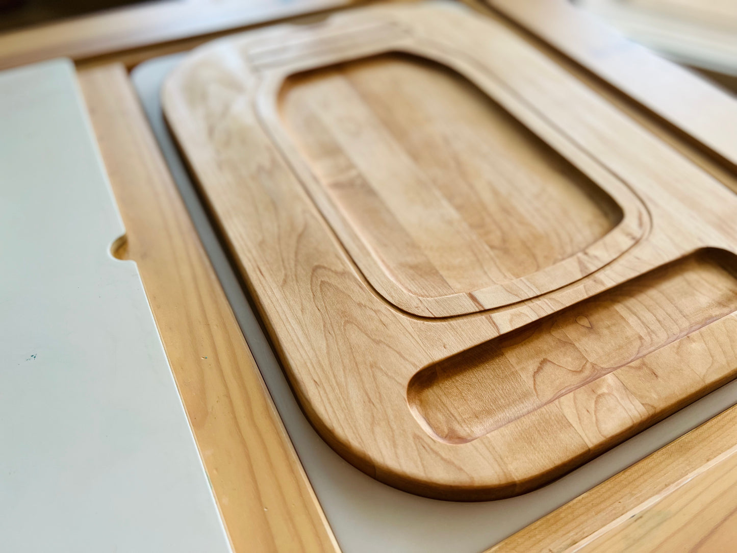Custom double sided Flisat table inserts
