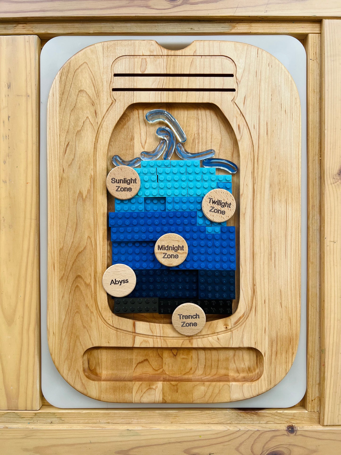 Custom double sided Flisat table inserts