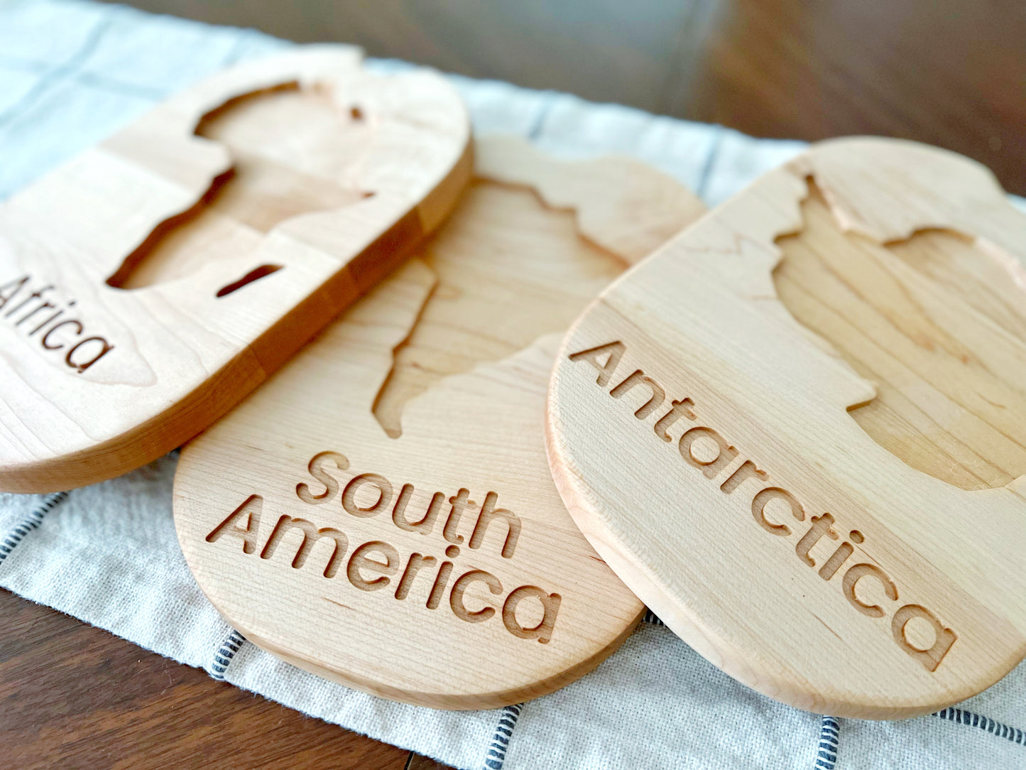 Custom double sided Flisat table inserts