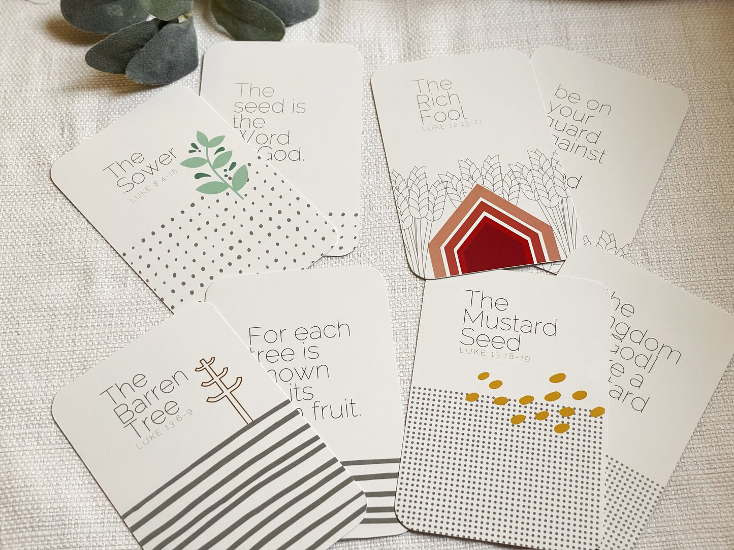 Parable Story card set