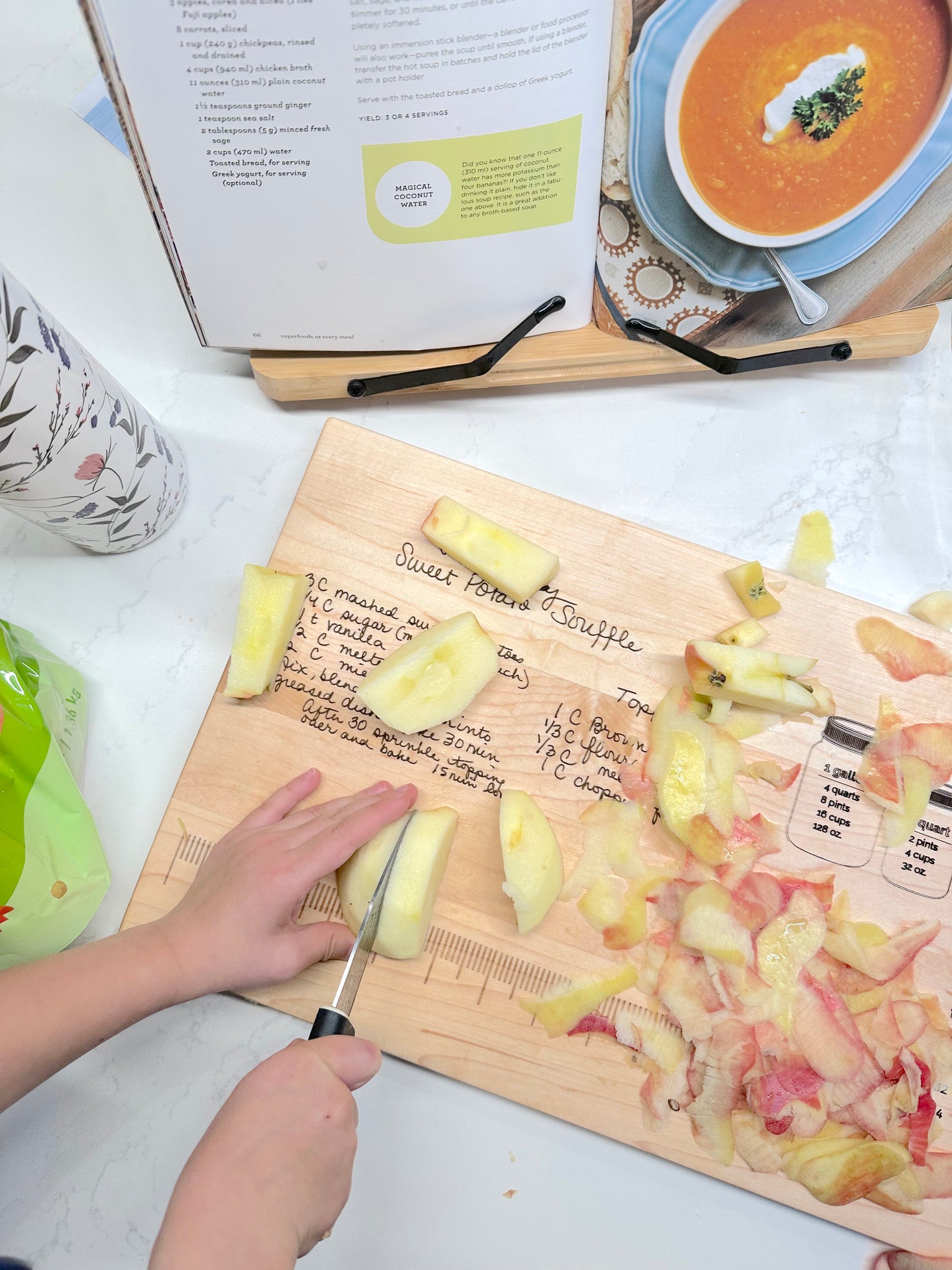 Kitchen Helper Cutting Board, custom options available