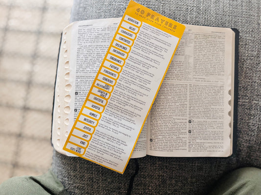 Free printable: 40 prayers for your children bookmark