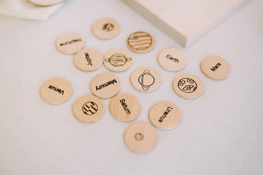 Wood Label Coin Sets