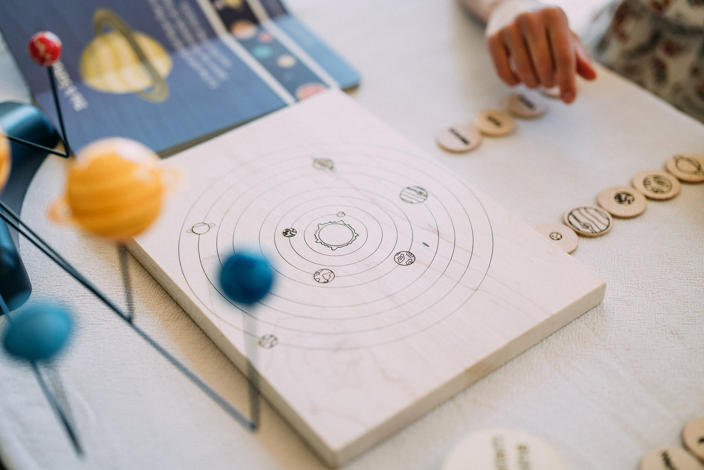Double Sided Solar System Board + Game