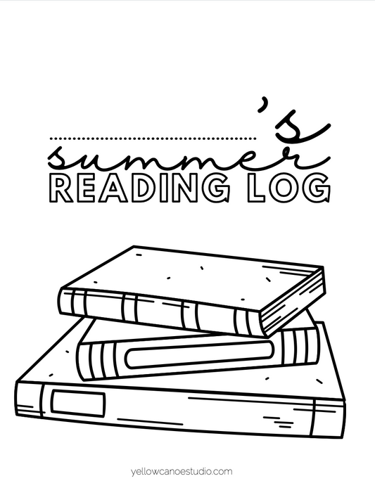 Summer Reading Log Printable