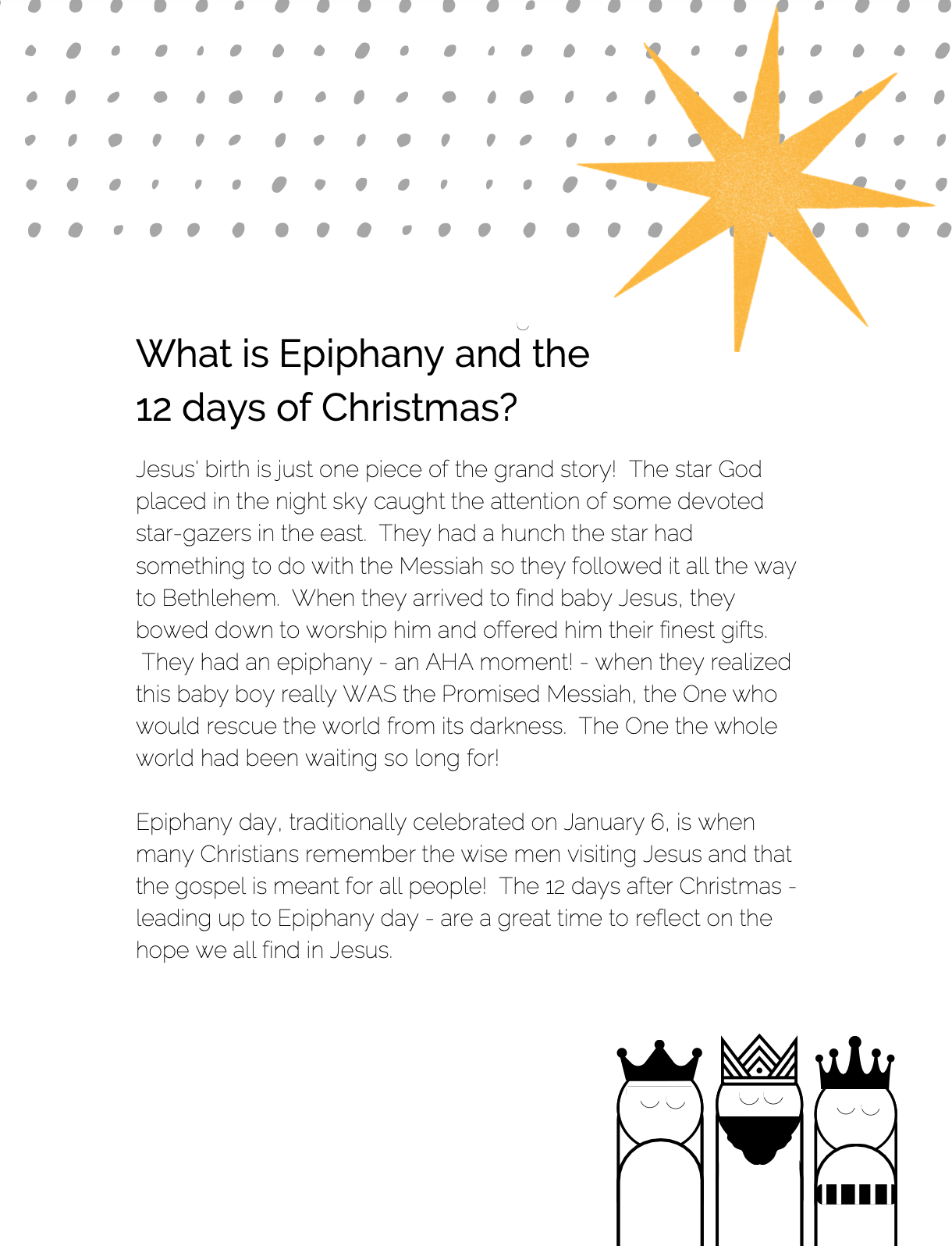 Light of the World, a family guide to Epiphany (digital download)